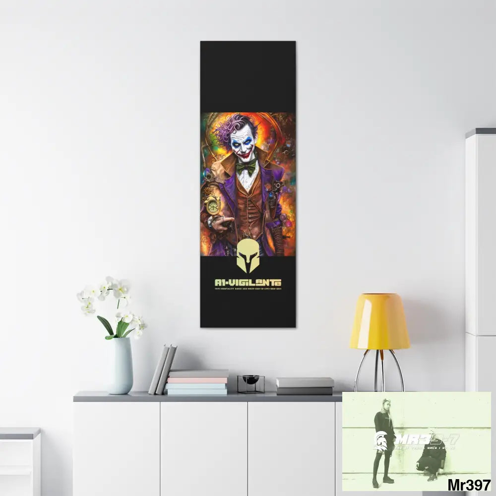 Canvas Gallery Wraps A1vigilante Steampunk Joker Hearts Tribal Fractal Canvas