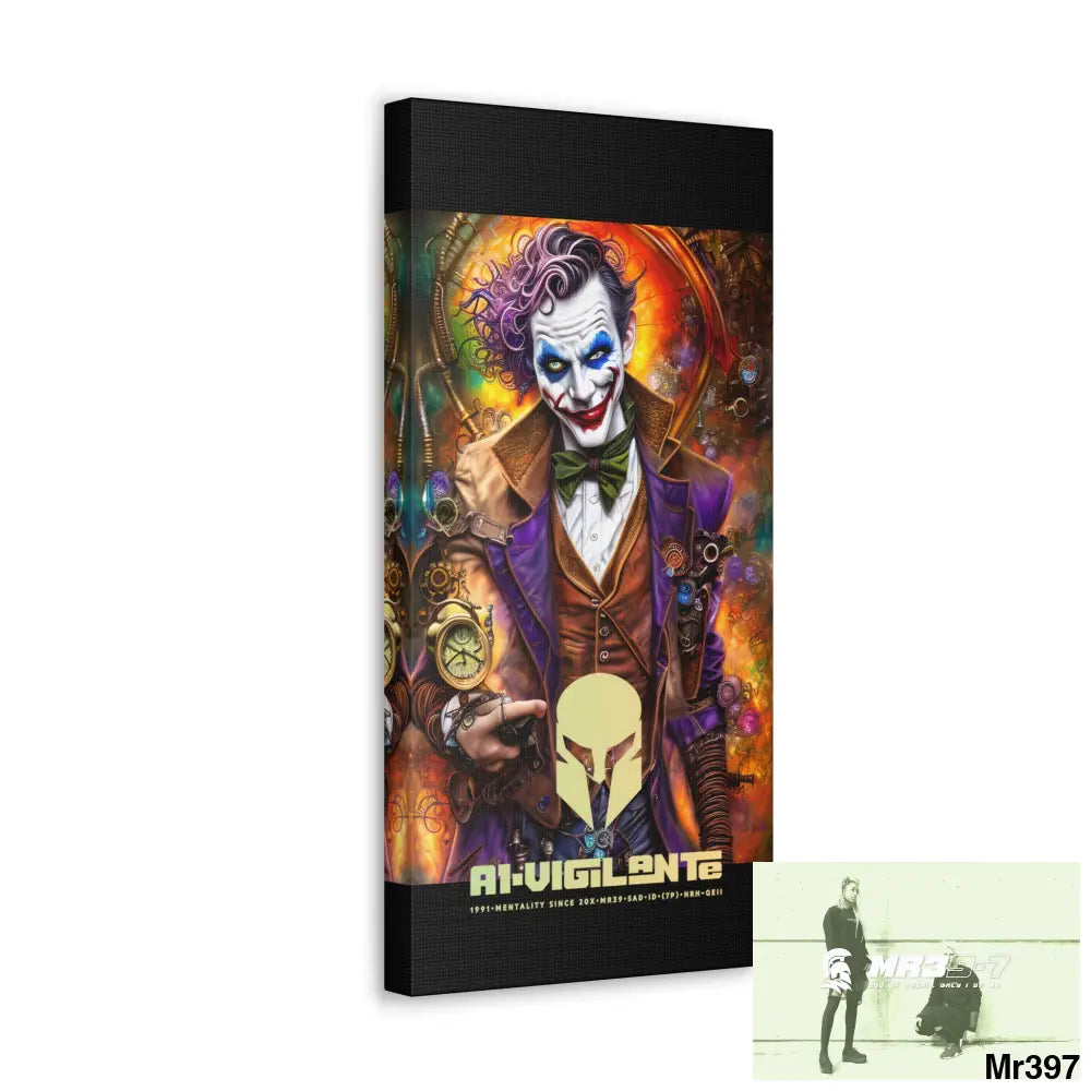 Canvas Gallery Wraps A1vigilante Steampunk Joker Hearts Tribal Fractal Canvas