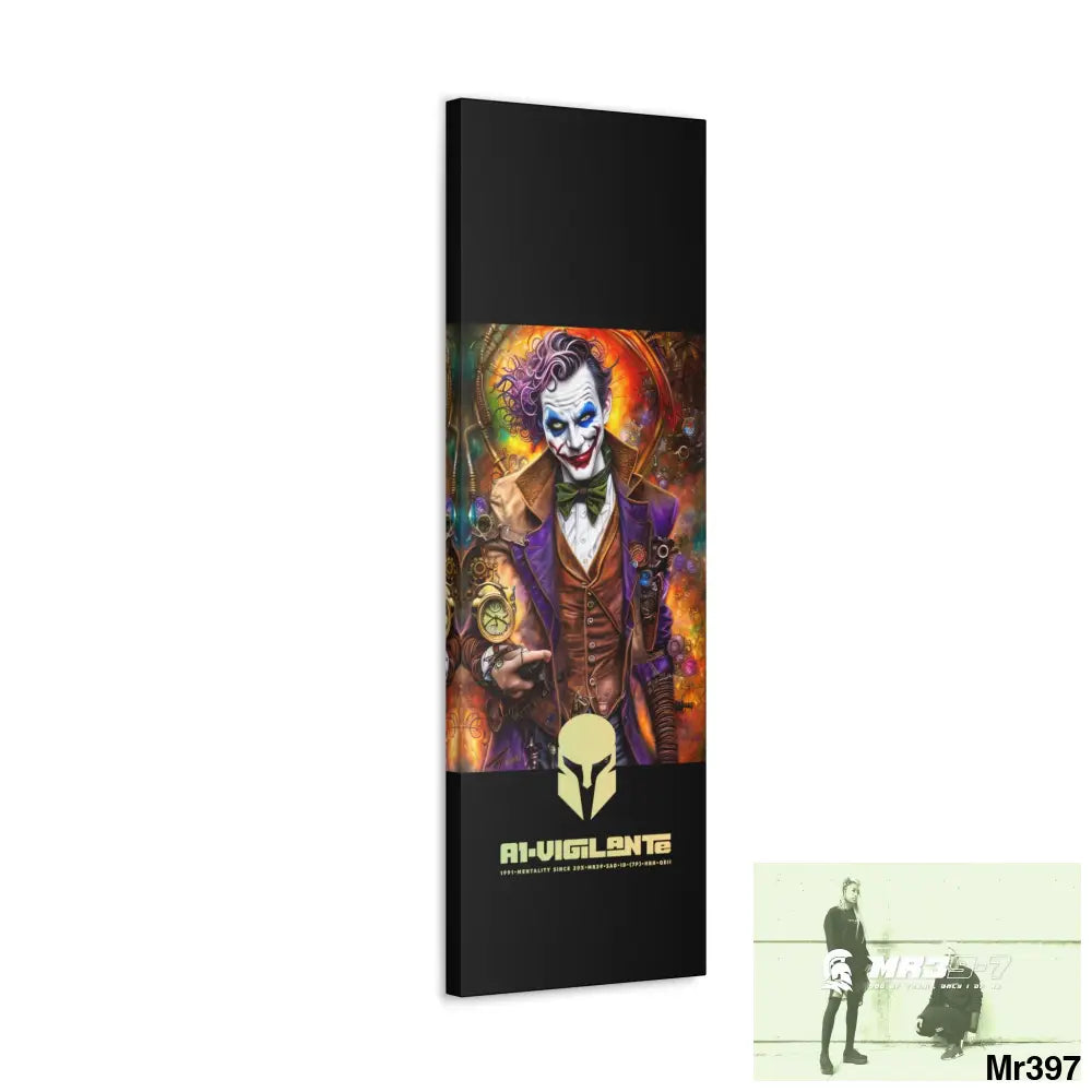 Canvas Gallery Wraps A1vigilante Steampunk Joker Hearts Tribal Fractal Canvas