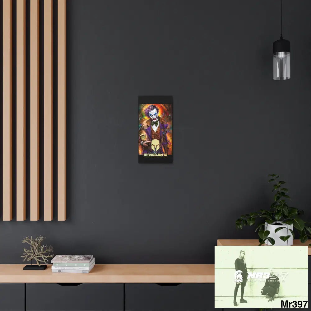 Canvas Gallery Wraps A1vigilante Steampunk Joker Hearts Tribal Fractal Canvas