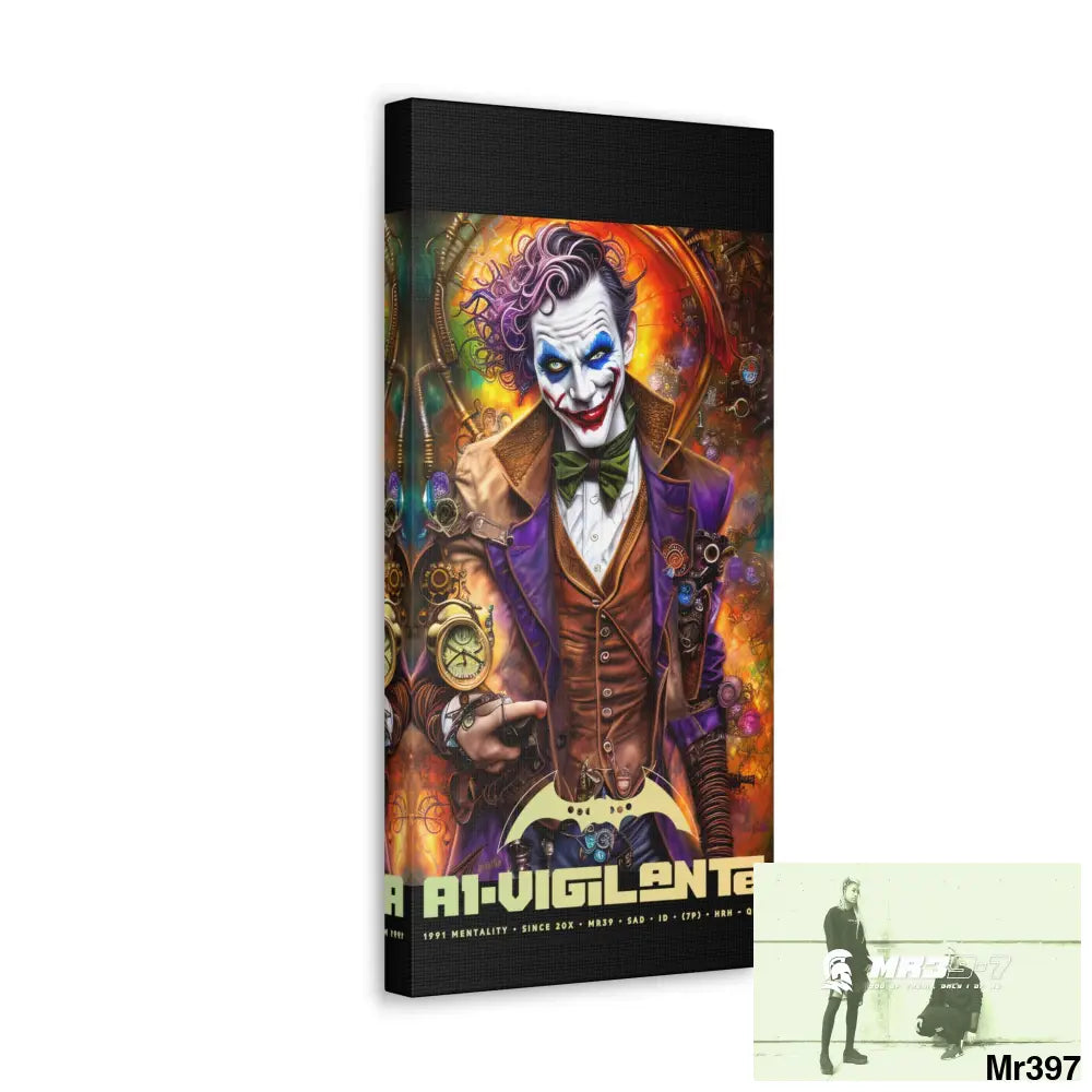 Canvas Gallery Wraps A1vigilante Steampunk Joker Hearts Tribal Fractal Canvas