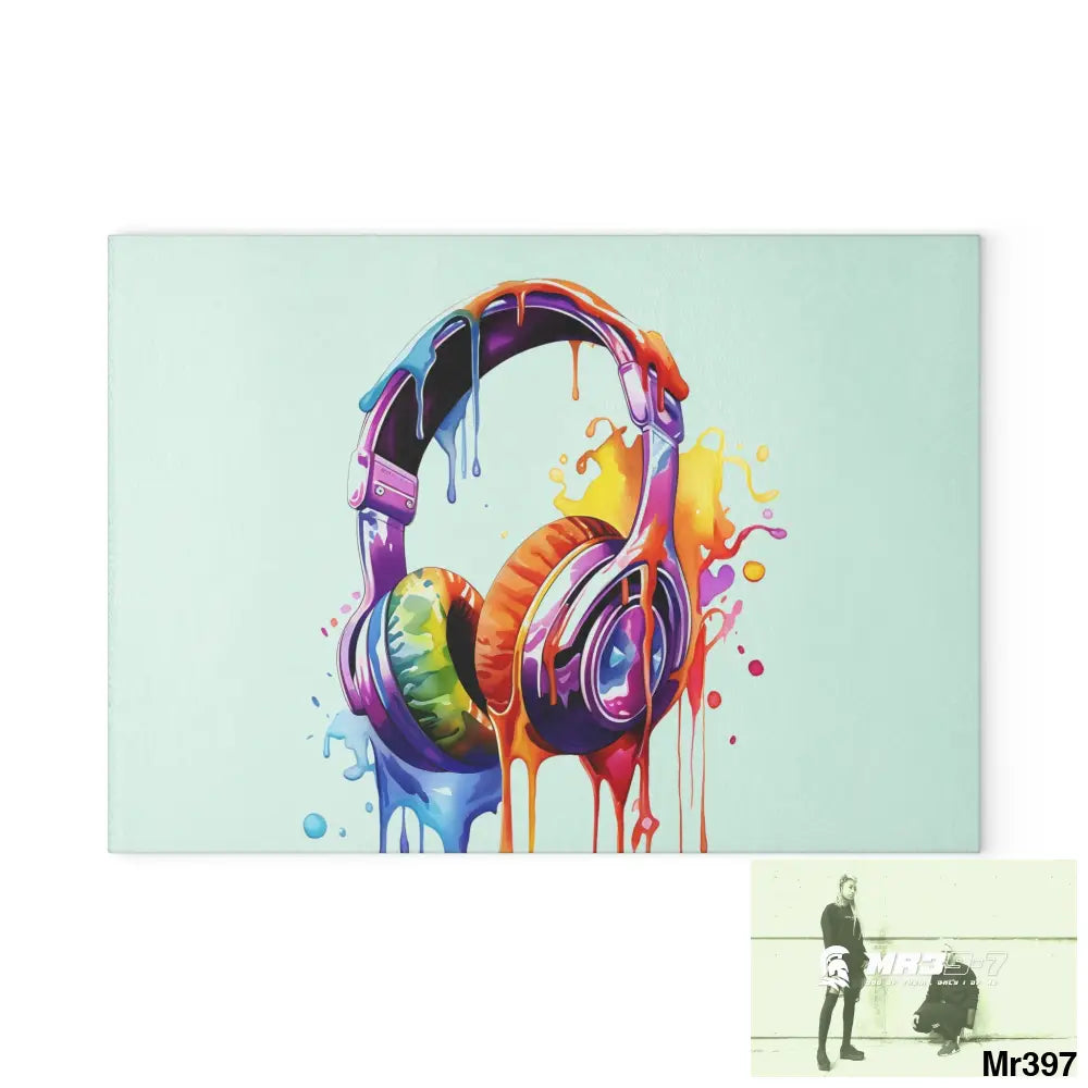 Clear Glass Cutting Board 8’’ x 11’’ / Rectangle Home Decor