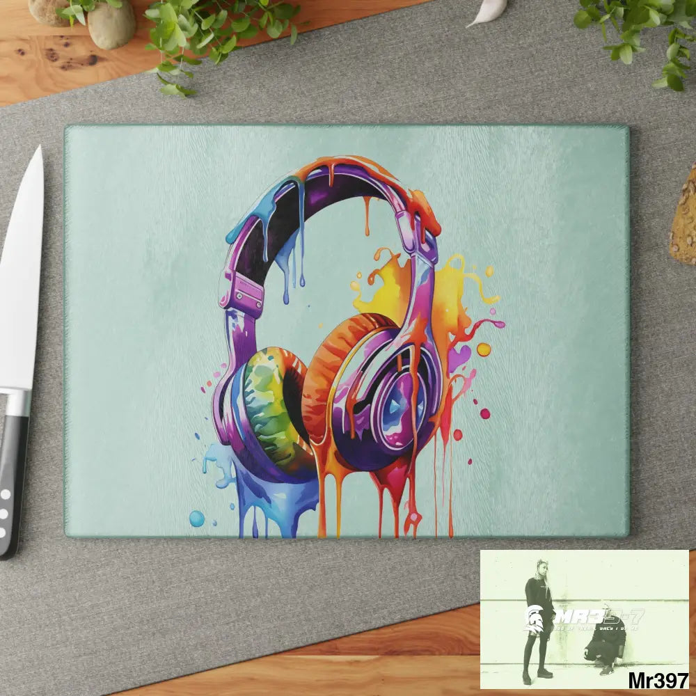 Clear Glass Cutting Board Home Decor