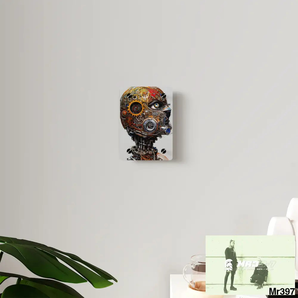 Clockwork Robot HD Animated Graphic Acrylic Wall Art Panels Home Decor