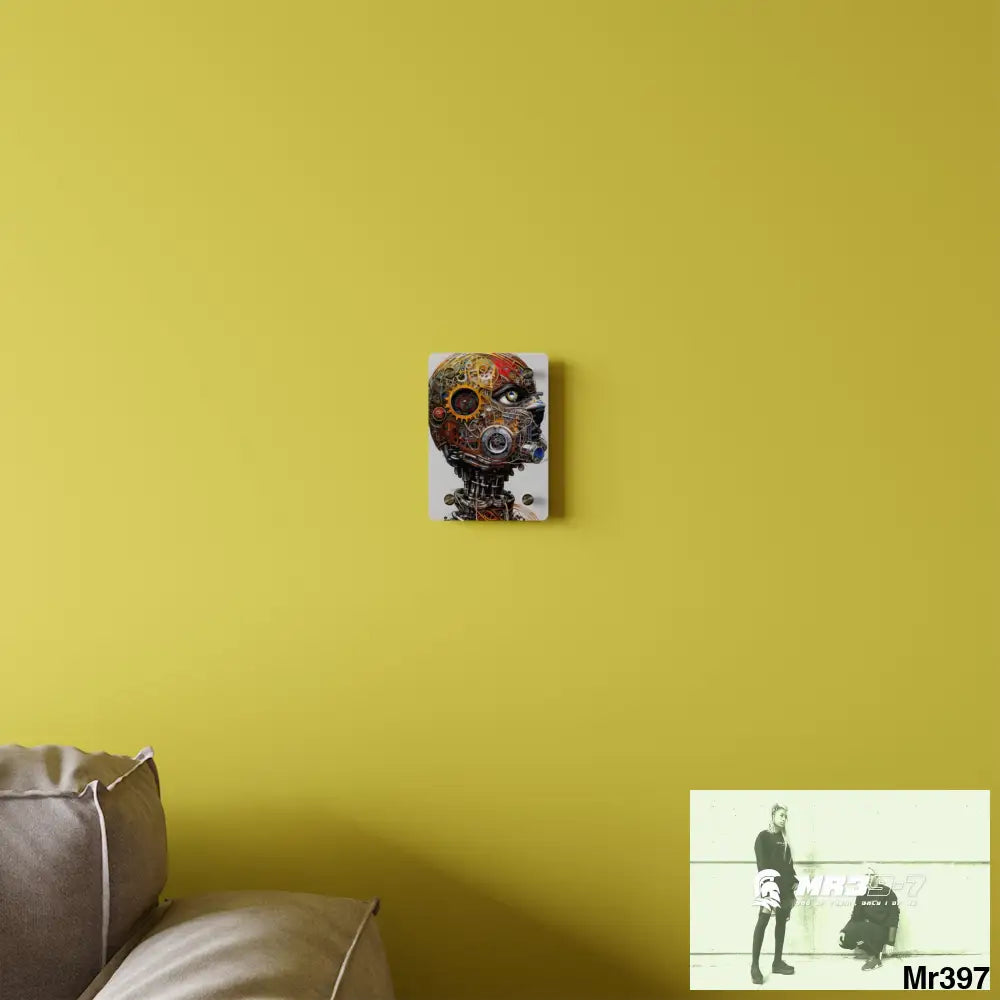 Clockwork Robot HD Animated Graphic Acrylic Wall Art Panels Home Decor