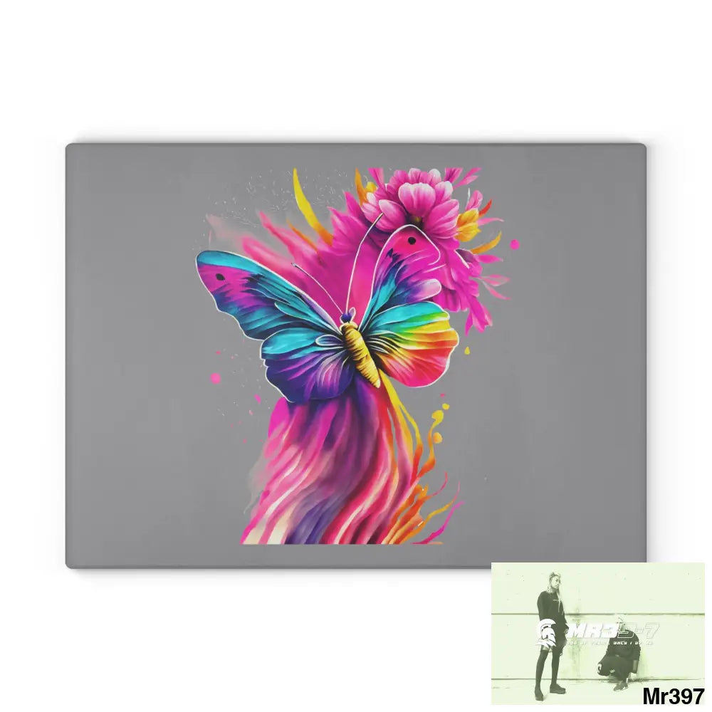 Colourful Butterfly in mid flight Cutting Board 11’’ x 15’’ / Rectangle Home Decor
