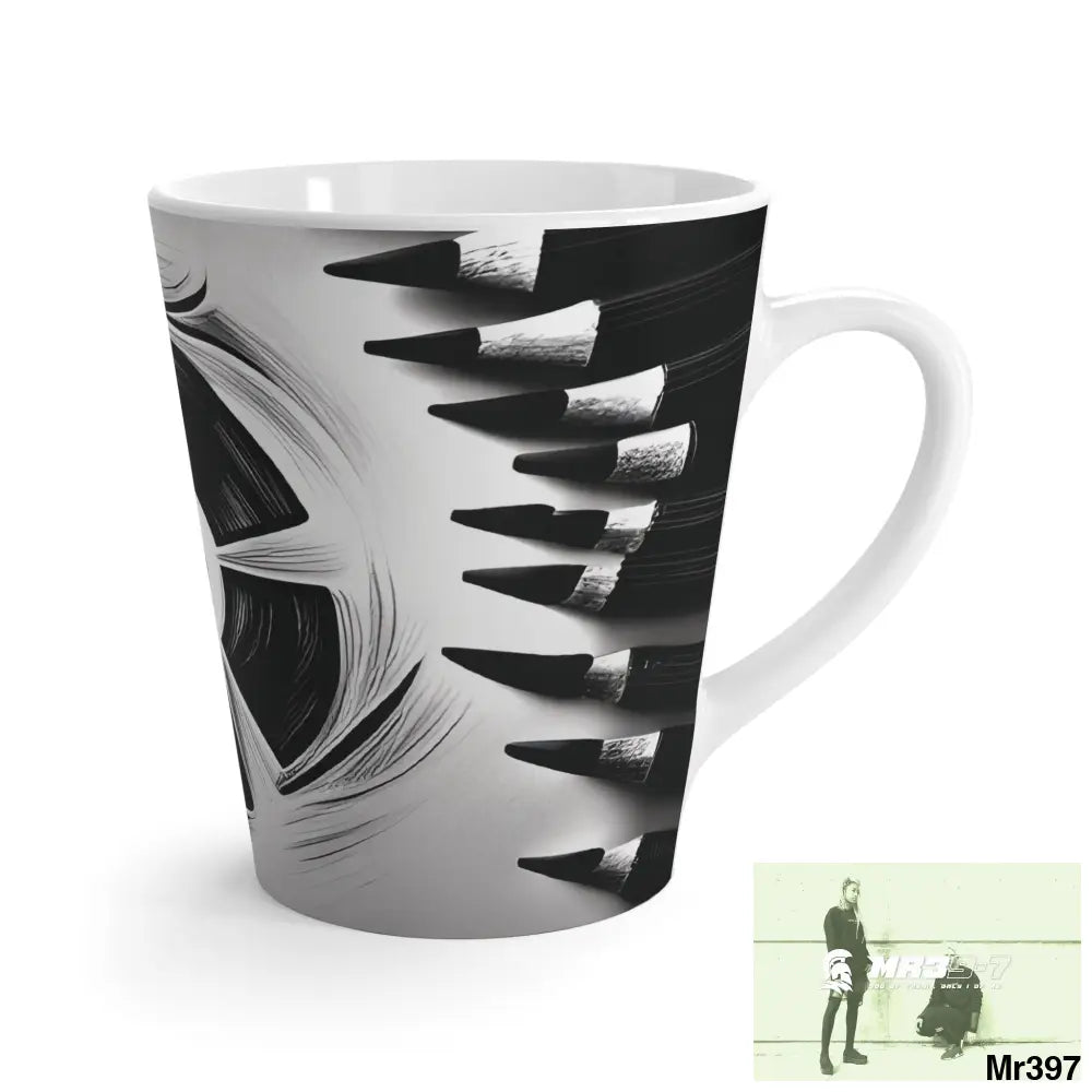Copy of A Dahab 2014 Memoir within a Logo design blast from the past Latte Mug 12oz Mug