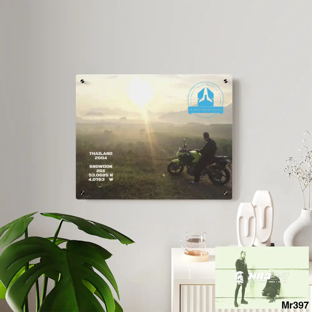 Copy of A Who Dares Wins Mentality All over Thailand 2016 owning Hell Acrylic Wall Art Panels Home Decor