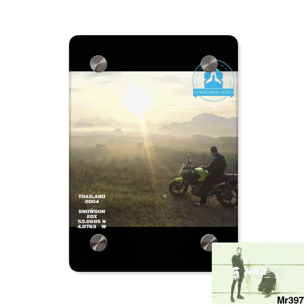 Copy of A Who Dares Wins Mentality All over Thailand 2016 owning Hell Acrylic Wall Art Panels Home Decor