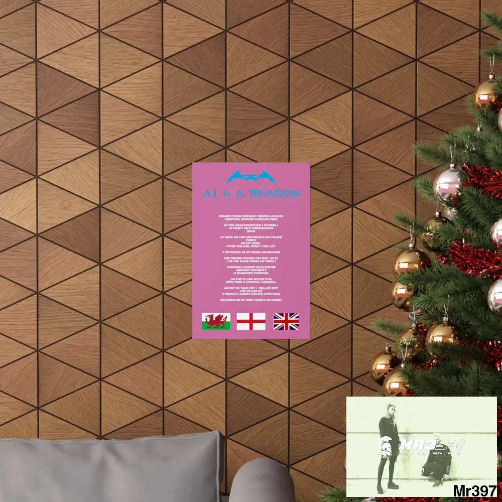 Copy of A1 4 A Reason Escape from Hergest MH Hospital 2013 Matte Vertical Posters Poster