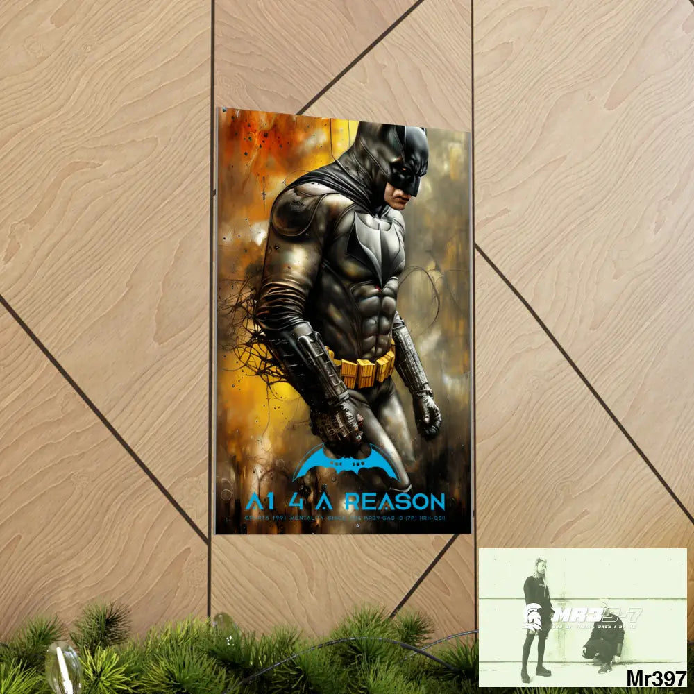 Copy of A1 4 A reason Super Resolution Batpain Steampunk Graphic Matte Vertical Posters Poster