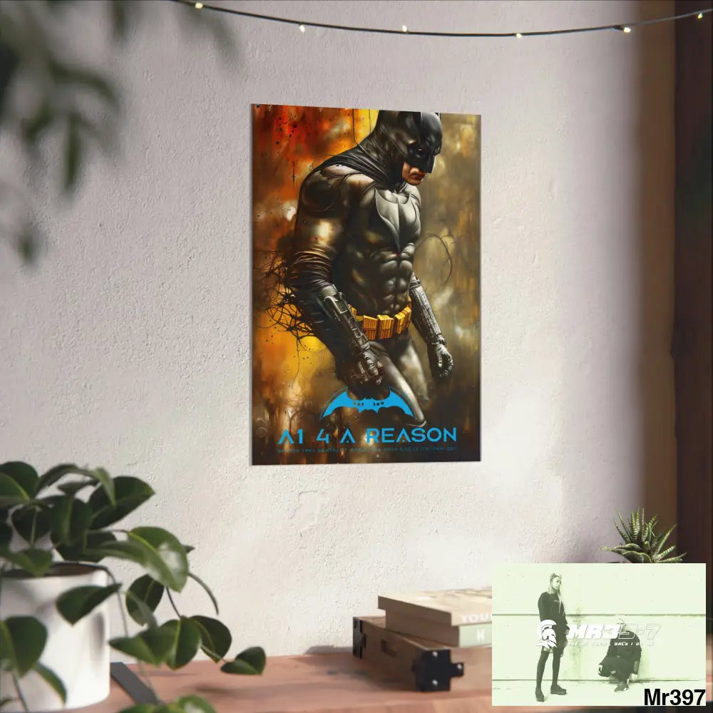 Copy of A1 4 A reason Super Resolution Batpain Steampunk Graphic Matte Vertical Posters Poster