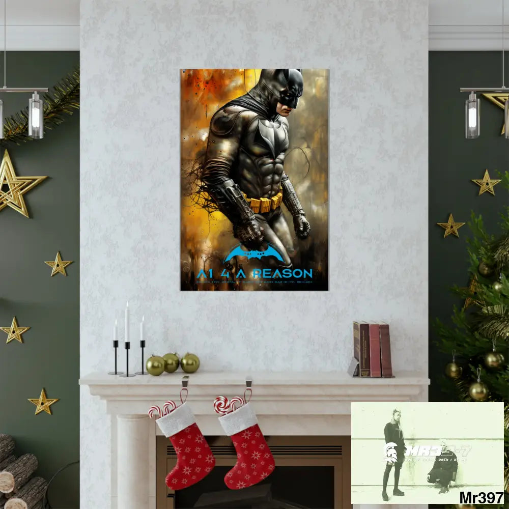 Copy of A1 4 A reason Super Resolution Batpain Steampunk Graphic Matte Vertical Posters Poster