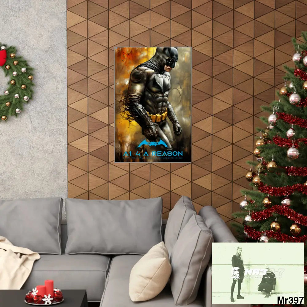 Copy of A1 4 A reason Super Resolution Batpain Steampunk Graphic Matte Vertical Posters Poster