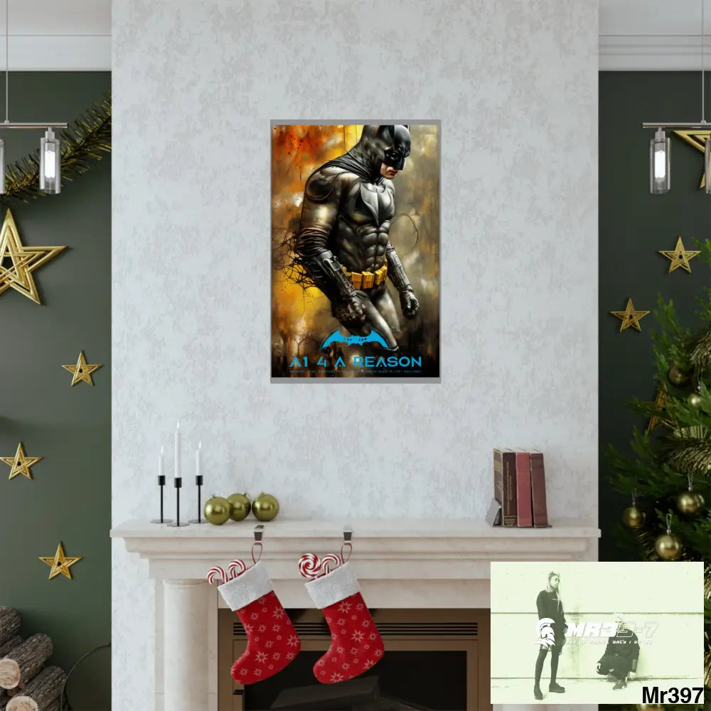 Copy of A1 4 A reason Super Resolution Batpain Steampunk Graphic Matte Vertical Posters Poster