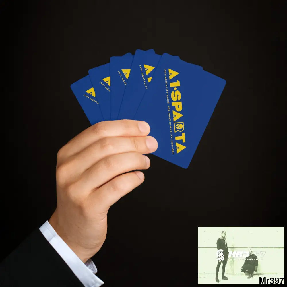 Copy of A1-Sparta Custom Poker Cards 2.47’’ x 3.47’’ / White / Semi Glossy Paper products