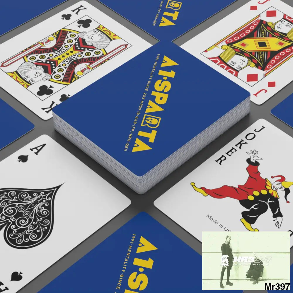 Copy of A1-Sparta Custom Poker Cards 2.47’’ x 3.47’’ / White / Semi Glossy Paper products
