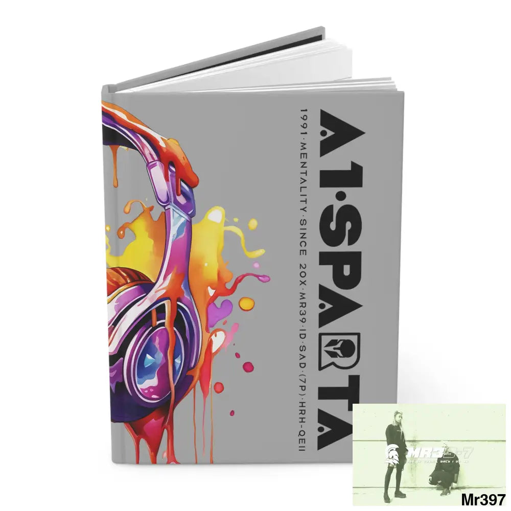 Copy of A1• Sparta Melting Headset Hardcover Journal Matte Journal Paper products