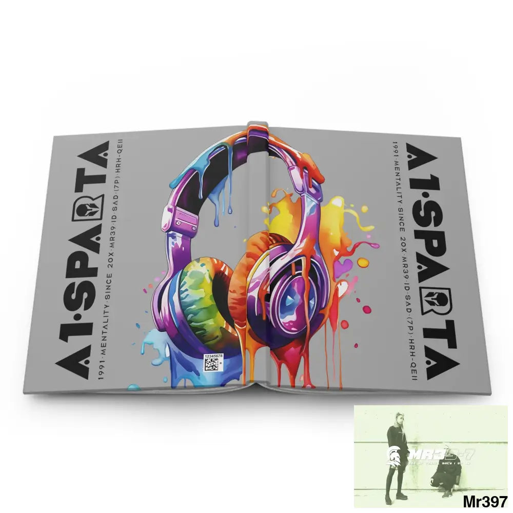 Copy of A1• Sparta Melting Headset Hardcover Journal Matte Journal Paper products
