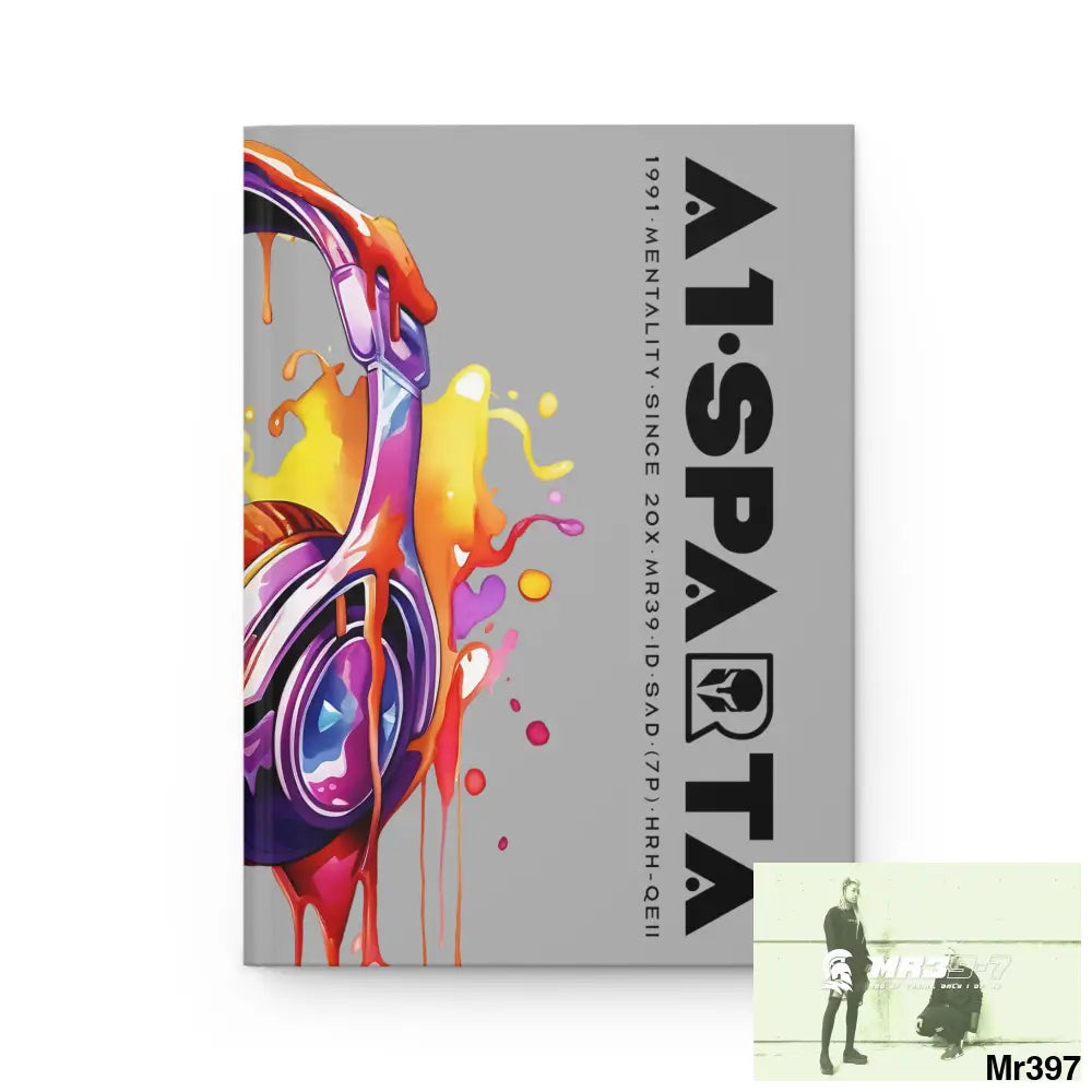 Copy of A1• Sparta Melting Headset Hardcover Journal Matte Journal Paper products