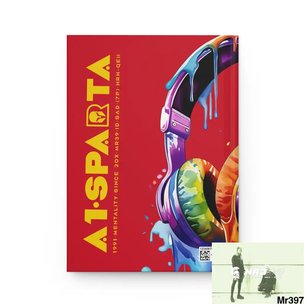 Copy of A1• Sparta Melting Headset Hardcover Journal Matte Journal Paper products