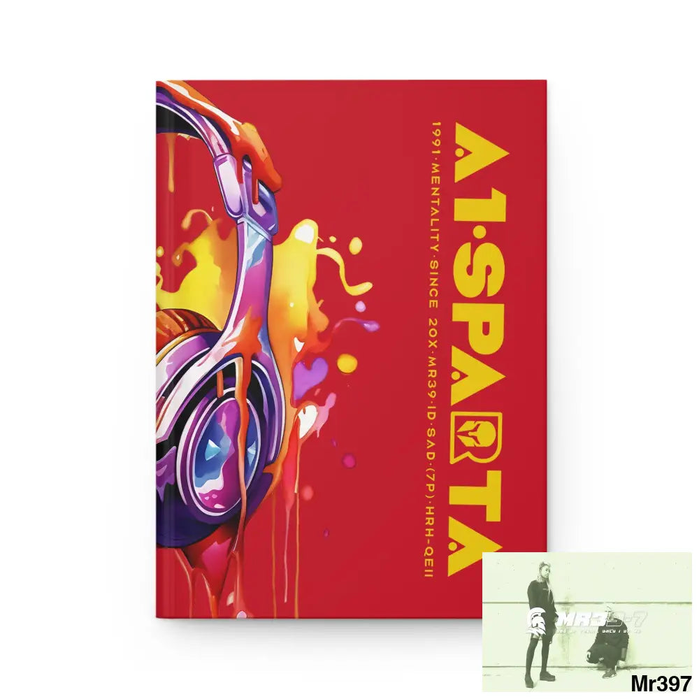 Copy of A1• Sparta Melting Headset Hardcover Journal Matte Journal Paper products
