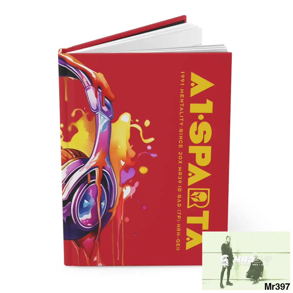 Copy of A1• Sparta Melting Headset Hardcover Journal Matte Journal Paper products