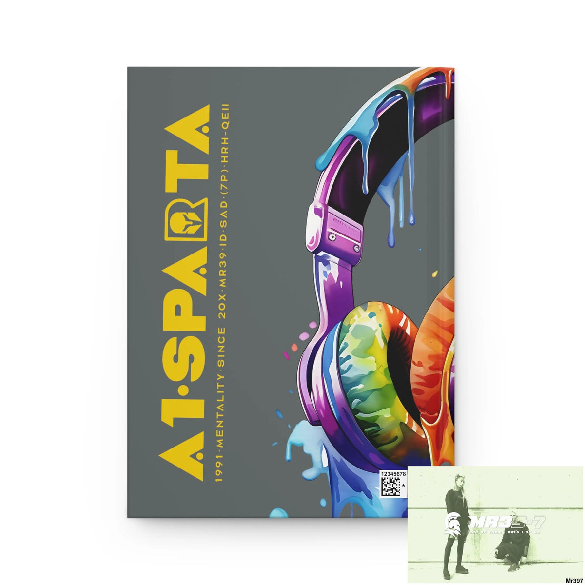 Copy of A1• Sparta Melting Headset Hardcover Journal Matte Journal Paper products