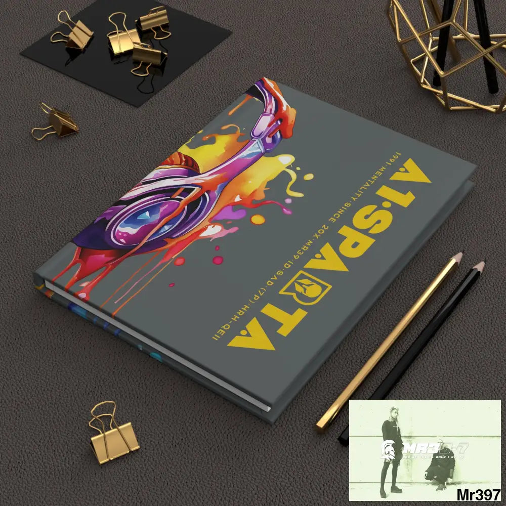 Copy of A1• Sparta Melting Headset Hardcover Journal Matte Journal Paper products