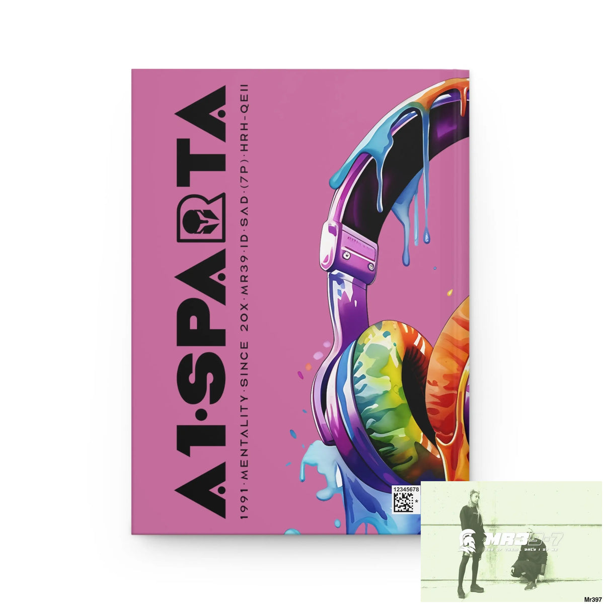 Copy of A1• Sparta Melting Headset Hardcover Journal Matte Journal Paper products