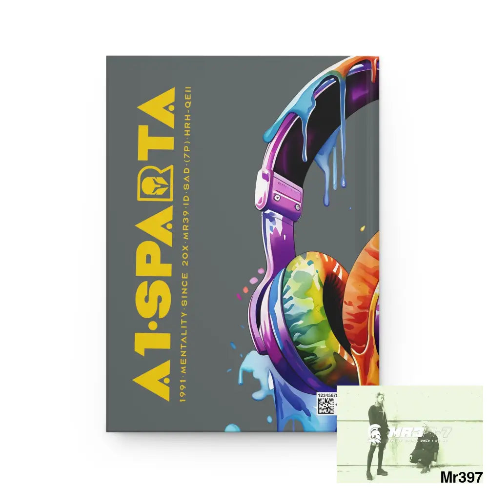 Copy of A1• Sparta Melting Headset Hardcover Journal Matte Journal Paper products