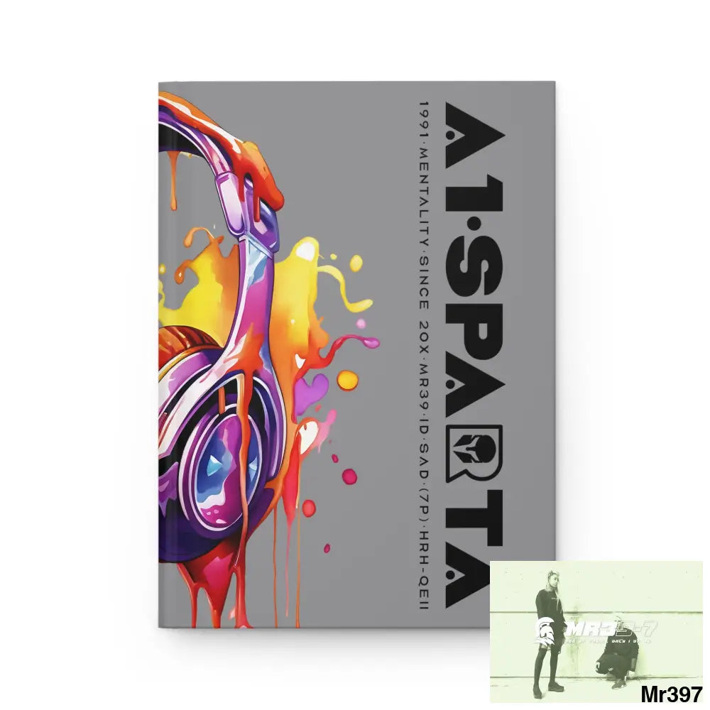 Copy of A1• Sparta Melting Headset Hardcover Journal Matte Journal Paper products