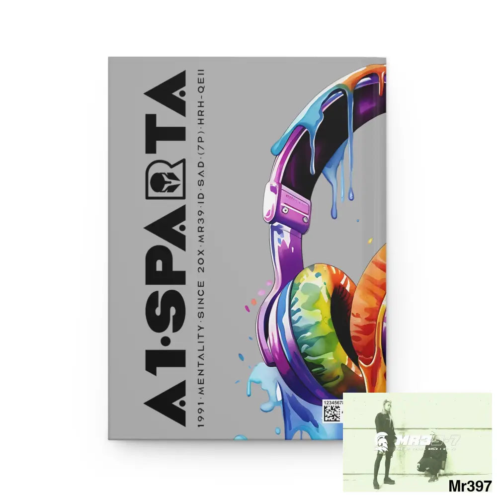 Copy of A1• Sparta Melting Headset Hardcover Journal Matte Journal Paper products