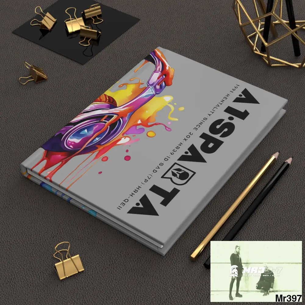 Copy of A1• Sparta Melting Headset Hardcover Journal Matte Journal Paper products