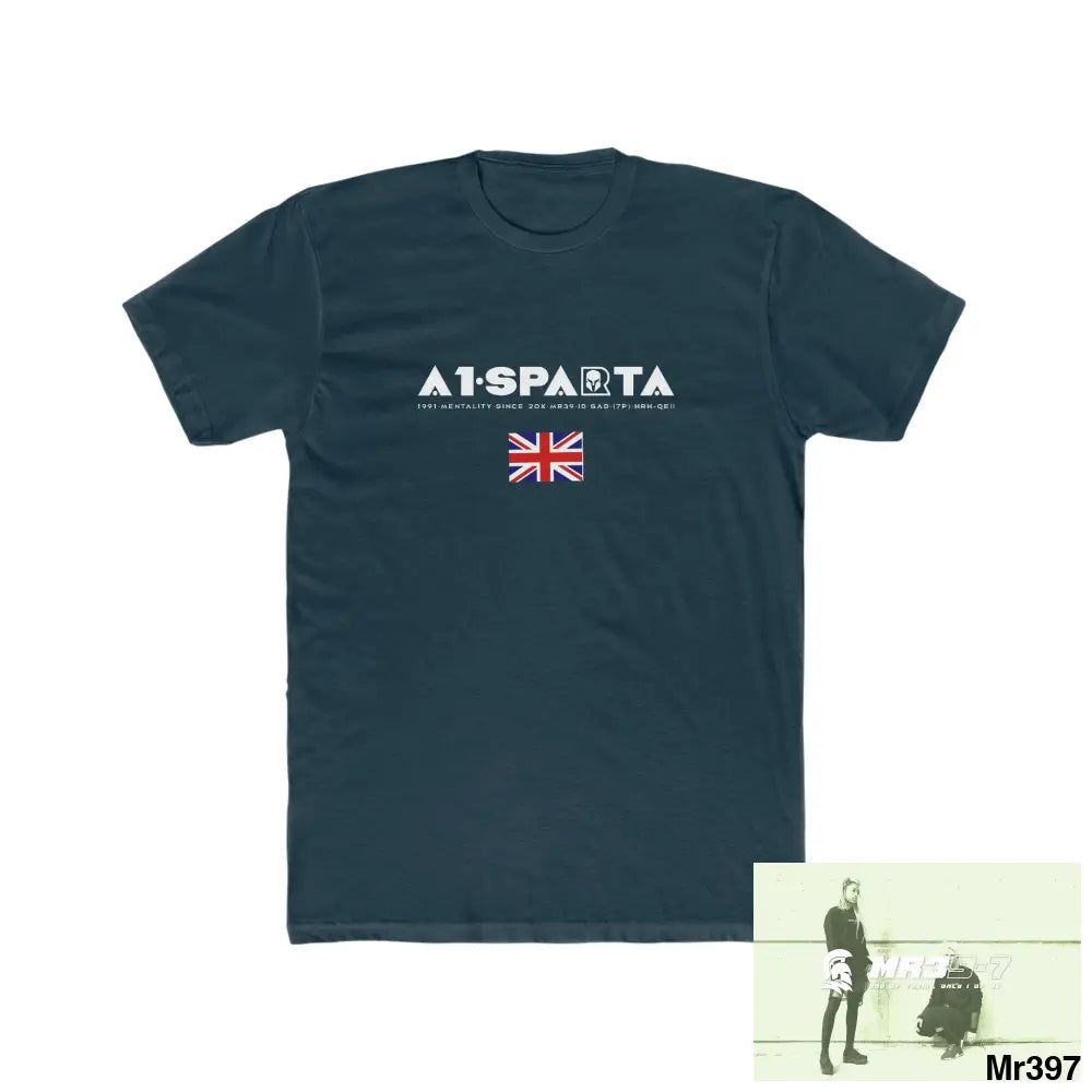 Copy of A1-Sparta Thailand 02-16 Men’s Cotton Crew Tee Solid Midnight Navy / XS T-Shirt