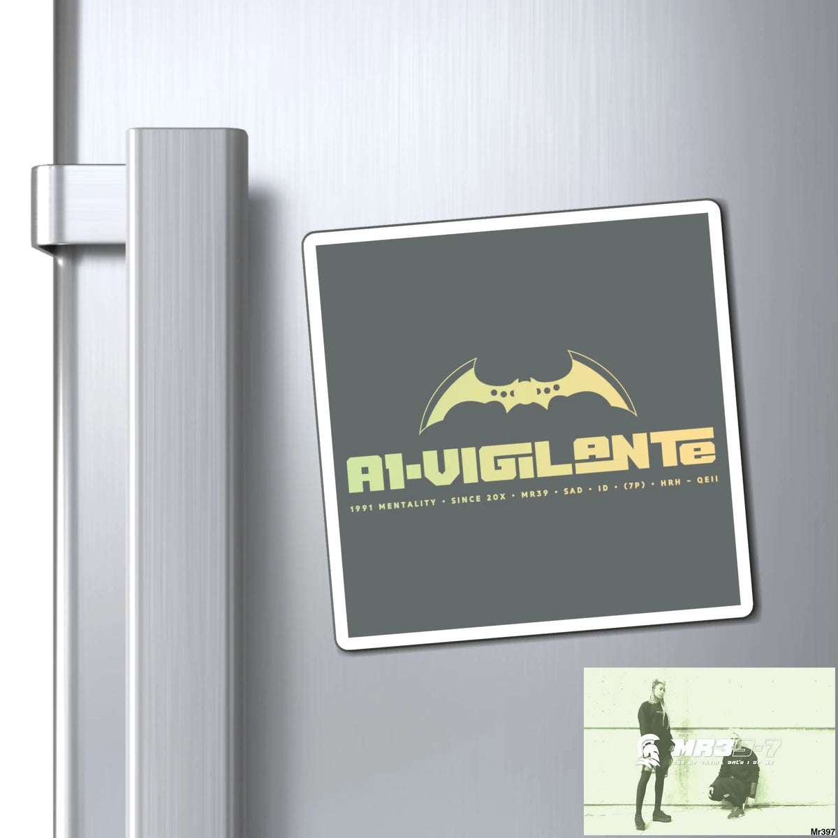 Copy of A1-Vigilante Magnet 4’’ × 4’’ Paper products