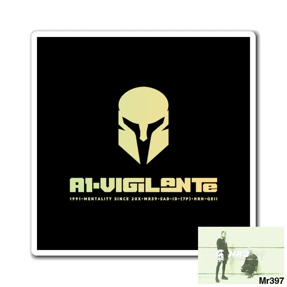 Copy of A1-Vigilante Magnet 4’’ × 4’’ Paper products