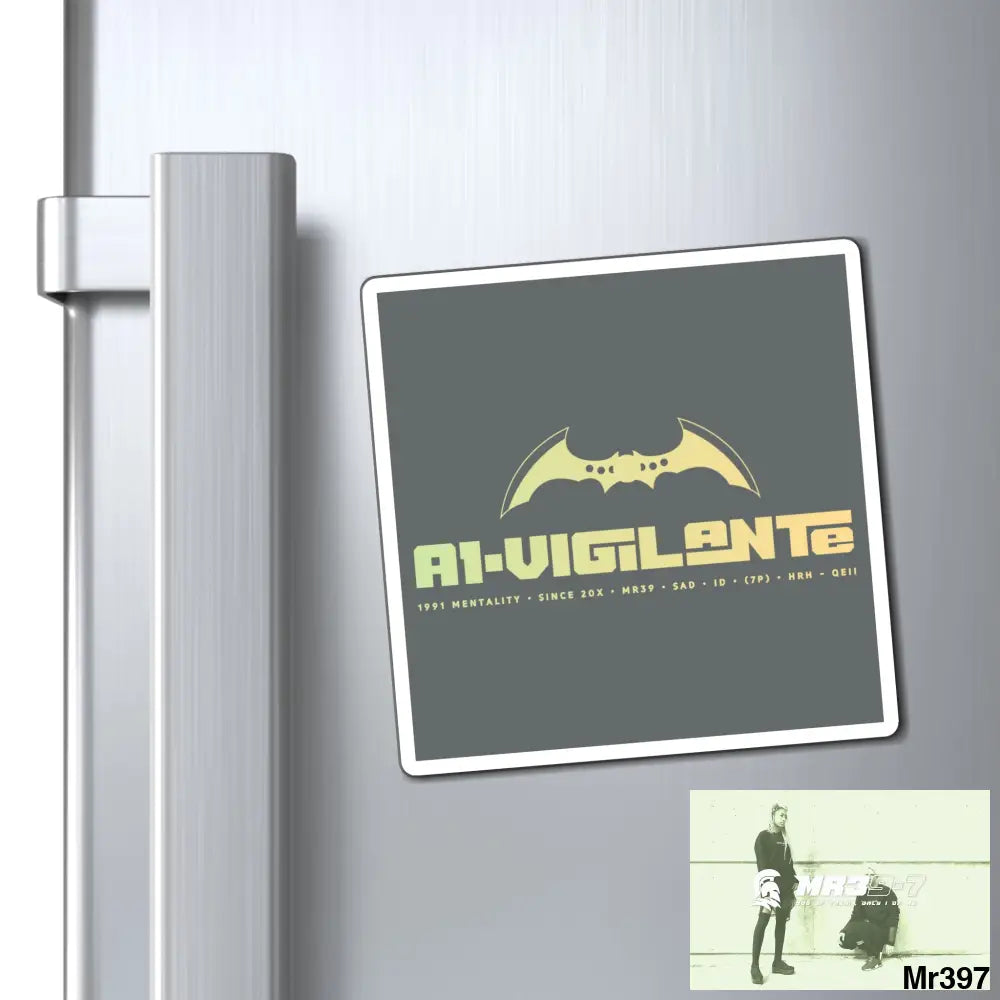 Copy of A1-Vigilante Magnet 4’’ × 4’’ Paper products