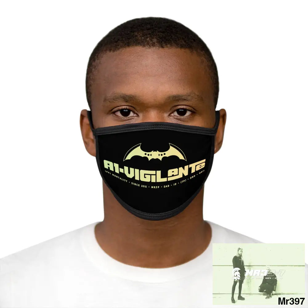Copy of A1.Vigilante Mixed-Fabric Face Mask One size Accessories