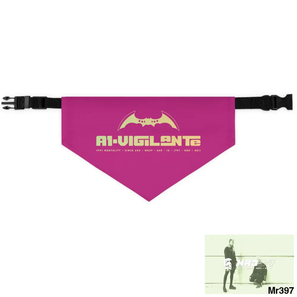 Copy of A1 Vigilante Pet Bandana Collar L Pets