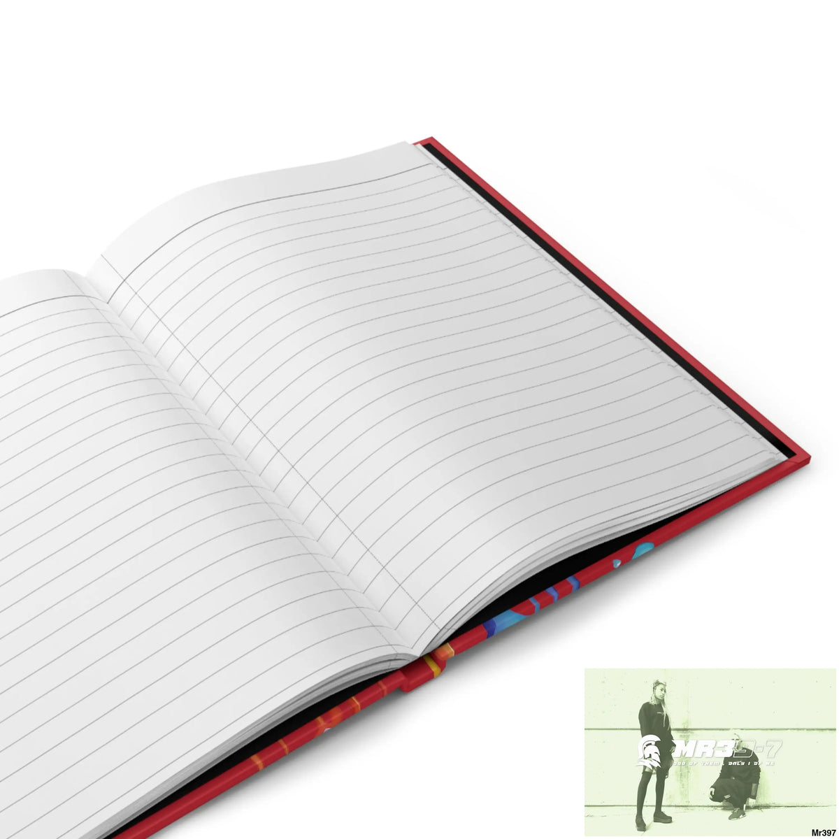 Copy of A1• Vigilante Sparta Melting Headset Hardcover Journal Matte Journal Paper products