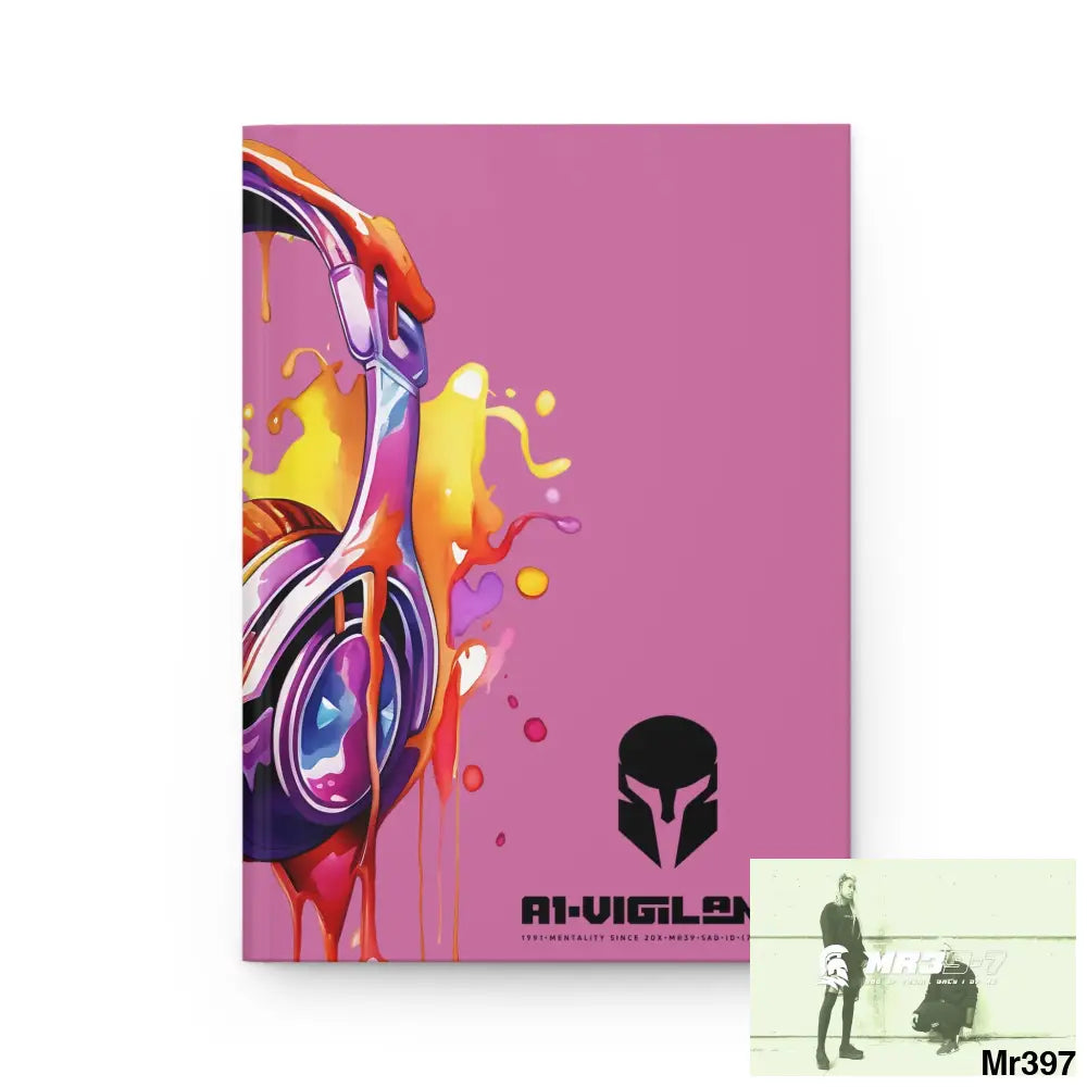 Copy of A1-Vigilante • Sparta Melting Headset Hardcover Journal Matte Journal Paper products
