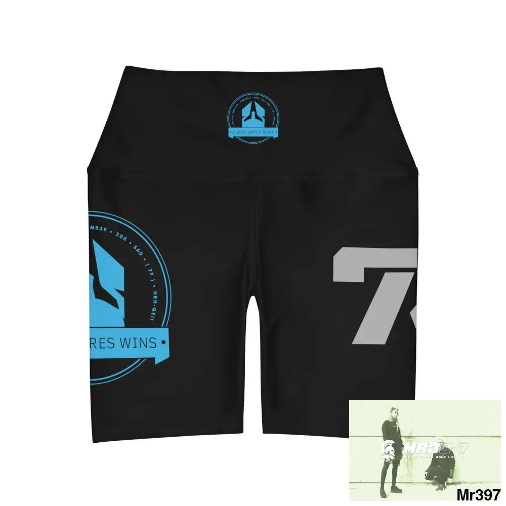 Copy of A1 Who Dares Wins High Waisted Yoga Shorts (AOP) 2XS All Over Prints