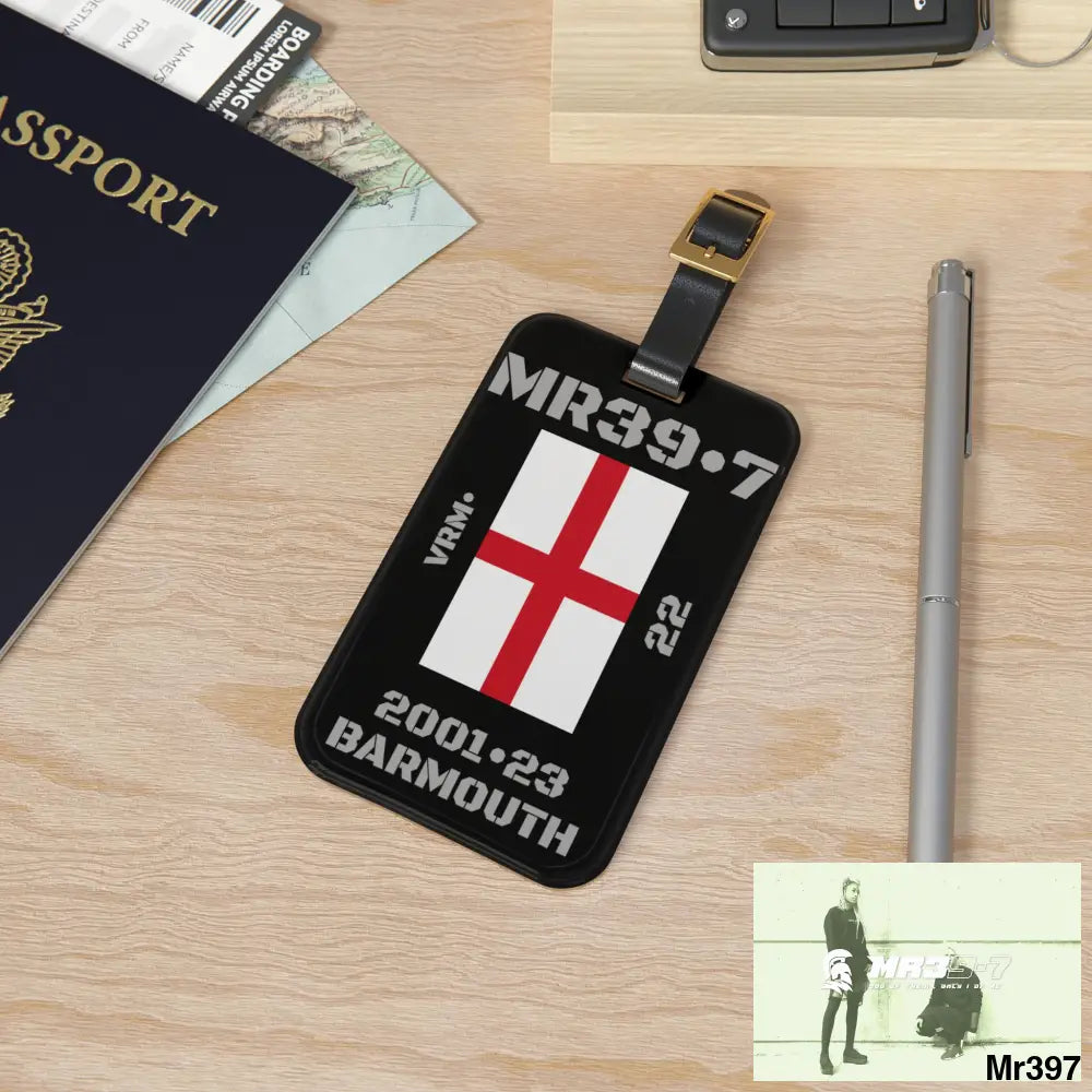 Copy of Copy of Barmouth Wales - Psycology Mr39-7 2001•23 Luggage Tag 2.4’’ × 4’’ Accessories