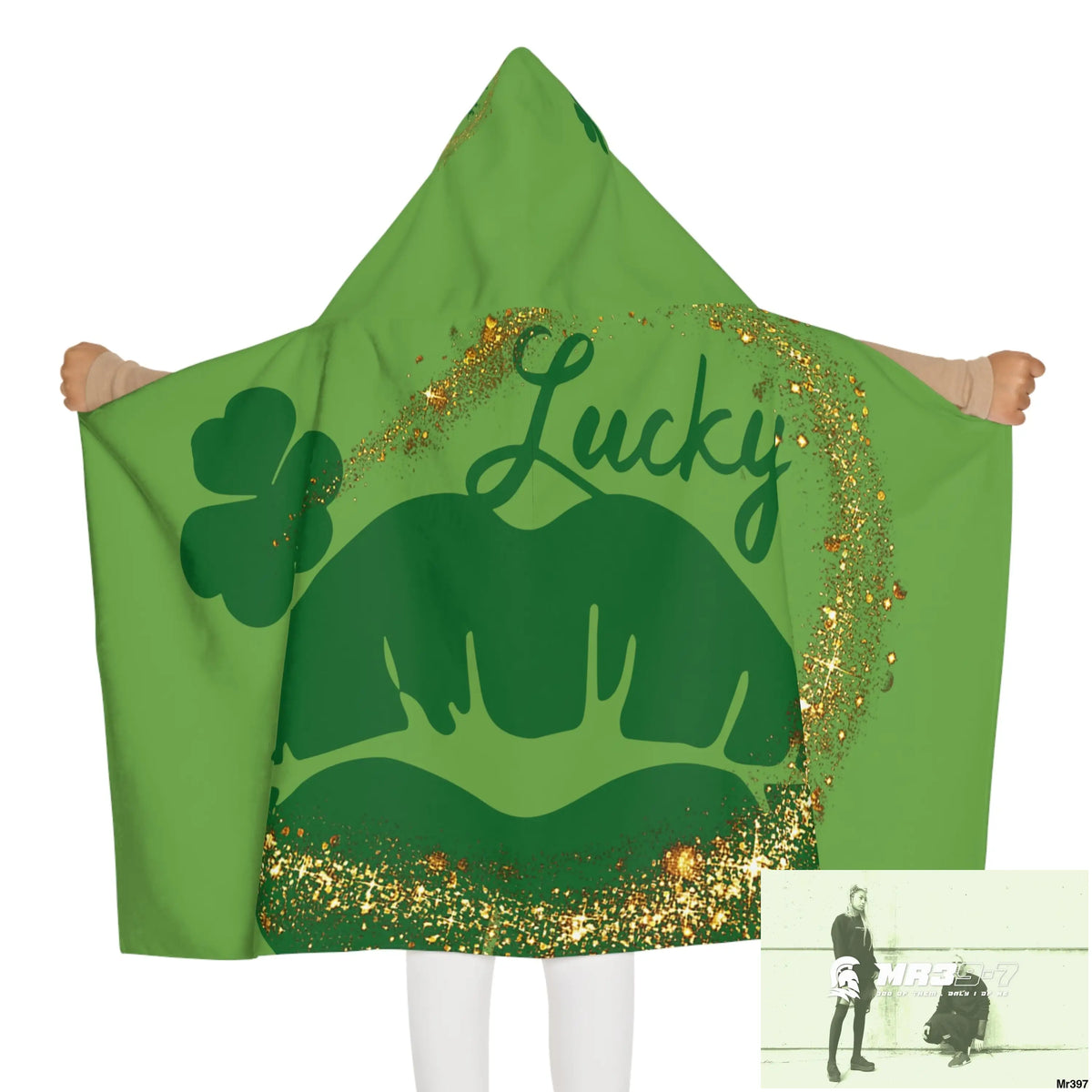 Copy of Luck of Ireland Rob Irish Youth Hooded Towel 24’’ × 48’’ All Over Prints