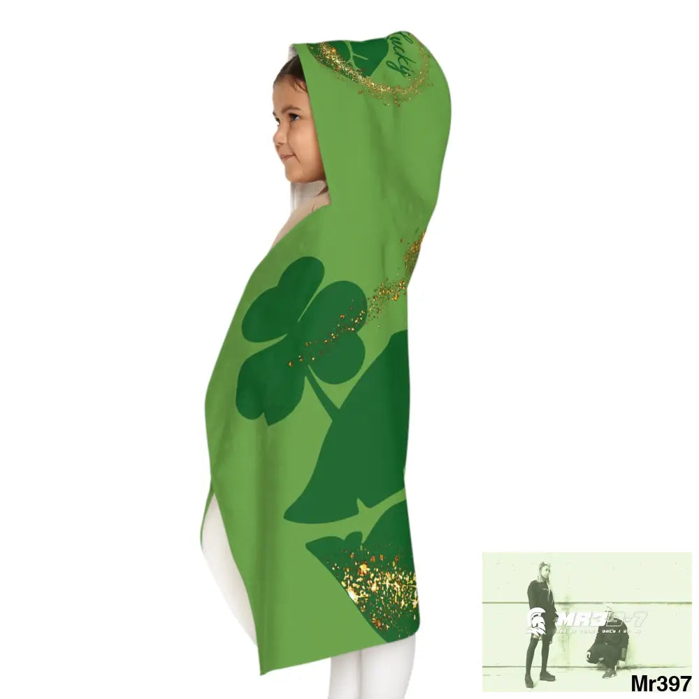 Copy of Luck of Ireland Rob Irish Youth Hooded Towel 24’’ × 48’’ All Over Prints