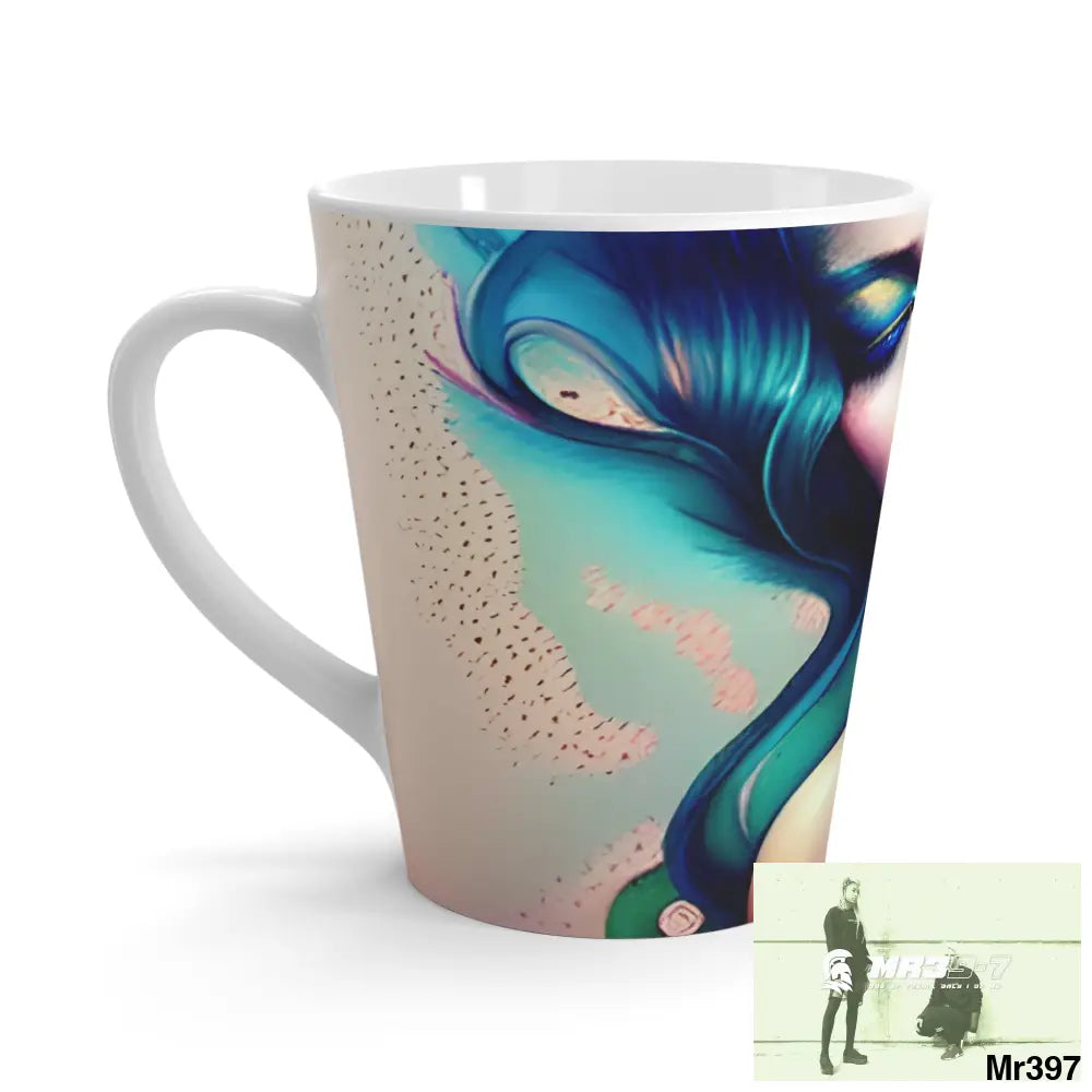 Copy of Many faces in common places in the style of Anna Latte Mug 12oz Mug