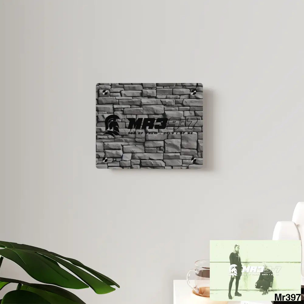 Copy of MR39-7 3D Dark Black Brick Wall 32k Ultrarealistic High quality Acrylic Wall Art Panels Home Decor