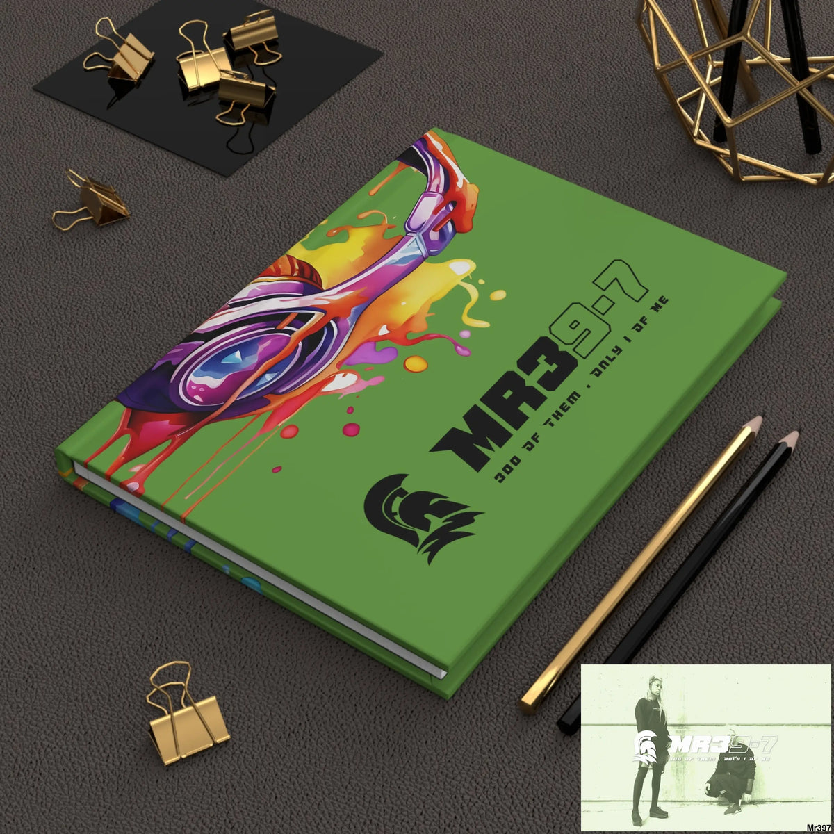 Copy of Mr39-7 Melting Headset Hardcover Journal Matte Journal Paper products