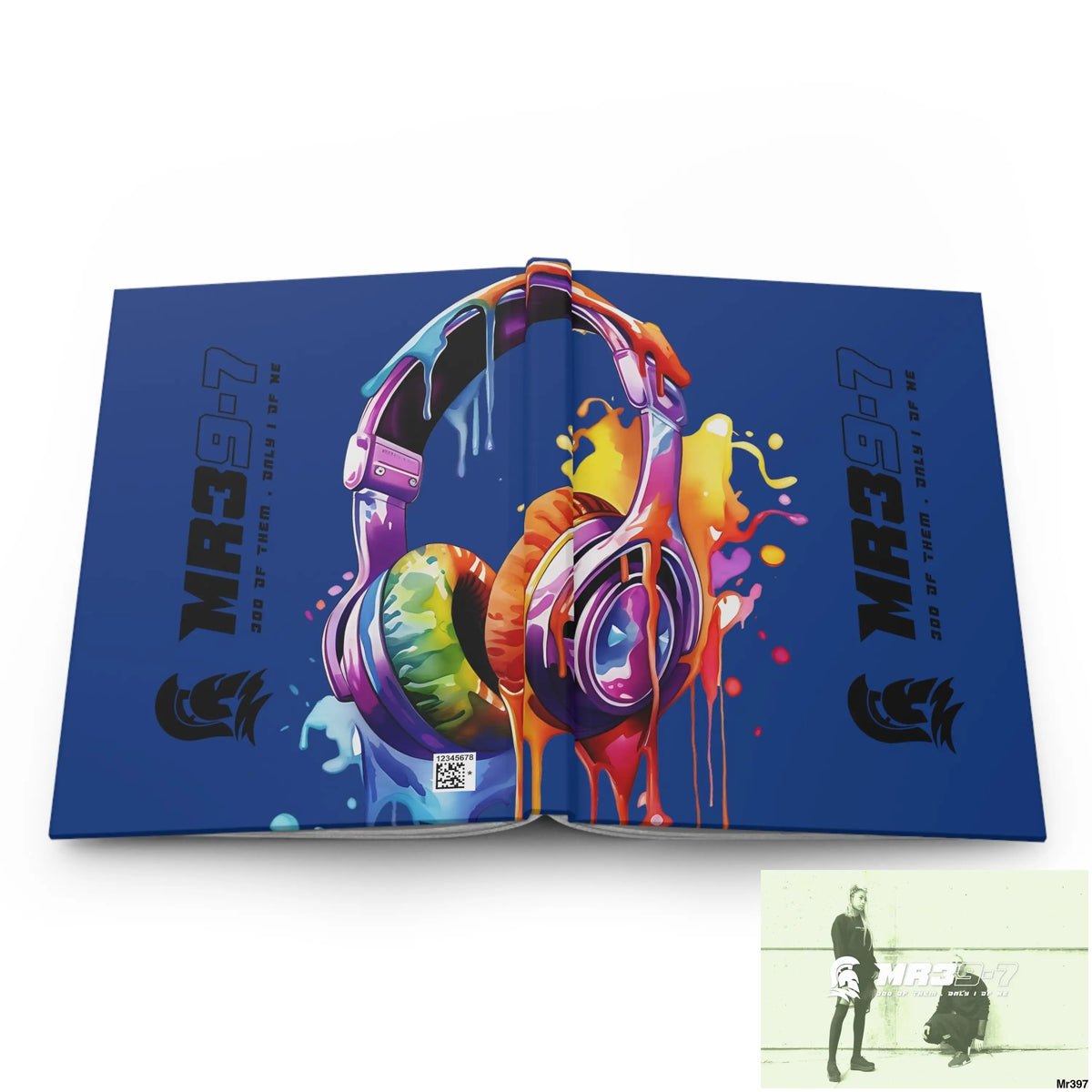 Copy of Mr39-7 Melting Headset Hardcover Journal Matte Journal Paper products
